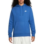 Nike BV2654-480 Sportswear Club Fleece Sweatshirt Men's GAME ROYAL/GAME ROYAL/WHITE Size S-T