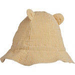 Liewood Anders sunhat – Y/D check: yellow mellow/ecru - 3-4år