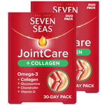 Seven Seas Joint Care+Collagen Omega3Glucosamine Vitamin D Pack 2x30 Duo Tablets