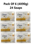 6 X Dove Nourishing Beauty Cream Bar Soap  4 X 90g (24 Soaps)