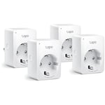 Tapo P110 (Pack de 4) Mini prise WiFi intelligente Switch multiprise - Tp-link