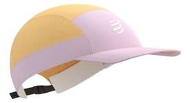 Casquette compressport 5 panel light cap orange rose