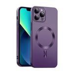 ICOVERI Coque magnétique en TPU Gel, Compatible avec iPhone 12 Pro, Compatible Charge magnétique par Induction, Protection des caméras, Protection Antichoc, TPU Souple. (Violet, iPhone 12 Pro)