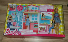 maison de barbie neuve meublee 60 cm avec la poupee transportable