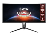 MSI Optix MAG301CR2, 74,9 cm (29.5"), 2560 x 1080 pikseliä, WFHD, LCD, 1 ms, Musta