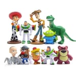 10 st Toy Story Woody Jessie Buzz figurleksak