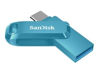 Sandisk Ultra Dual Drive Go 256gb Usb Type-a / Usb Type-c Blå