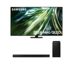 Samsung QE85QN90DATXXU 85 Inch QN90D Neo QLED 4K HDR Smart TV and HW-B650D 3.1 Ch Soundbar with Subwoofer Bundle 2024