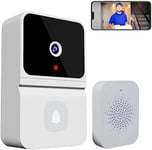 Wireless Video Doorbell, Smart Security WiFi Doorbell Camera with Cloud Storage