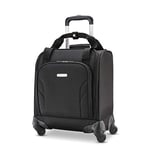 Samsonite Underseat Carry-on Spinner with USB Port, Jet Black, One Size, Underseat Carry-on Spinner with USB Port