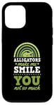 iPhone 15 Alligators Make Me Smile You Not So Much Bohemian Rainbow Case