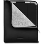 Woolnut Leather Folio -beskyttelsesetui til 12,9" iPad Pro, sort