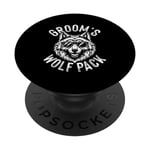 Groom's Wolf Pack Groomsmen Party Team Groom PopSockets PopGrip Adhésif