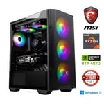 GAMER ryzen 7 5700g 32GB 512GB SSD NVME 1TB HDD RTX 4070 Windows 10