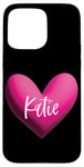 Coque pour iPhone 15 Pro Max Katie Rose Nom Cœur Love Femme Fille Amie Kate