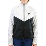 Nike Femme W Nsw Wr Jkt Veste, WHITE/BLACK/BLACK, M EU