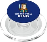 Ice Lolly King Funny Ice Pop Food Frozen Dessert PopSockets PopGrip for MagSafe