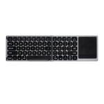 NÖRDIC Bluetooth-tastatur med touchpad US Layout 64taster MacOS, iOS, Windows, Android