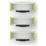 3-pack rakblad kompatibla med Philips Oneblade Replacement One Blade Pro Blades Men （Modell QP25XX QP26XX QP65XX ）