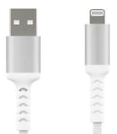 DBRAMANTE1928 Re-charge - BRD Cable - USB-A to Lightning  White (1.2m)