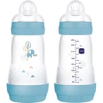 MAM Easy Start Anti-Colic Nappflaska 260ml Blå 2-pack