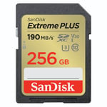 SanDisk Extreme PLUS 256GB SDXC Carte memoire + 2 ans