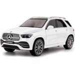 Kompatibel med 1/24 Alloy Die-cast Benz GLE 350 Leksaksbil med ljud och ljus Pull Back Samlingsmodell Bil för barn Present (Vit)