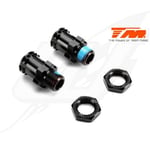 [FR] Team Magic Optional E6 III - Wheel Adapter +15mm Set - Splined - Black (2 p