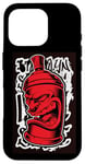 Coque pour iPhone 16 Pro Y2K Bombe de peinture en spray pour graffiti rétro Street Art Old Skool