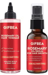 Gifbea Hair Growth Set Rosemary Hair Vinegar 100ml & Oil/Serum 30ml