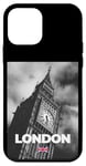 Coque pour iPhone 12 mini Enjoy Black & White London, I Love London, London Big Ben