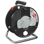 Brennenstuhl Garant Storage Reel Empty (Made of Special Plastic, Made in Germany) Black