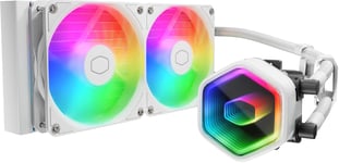 Cooler Master MasterLiquid 240 Core II RGB CPU vätskekylare (vit)