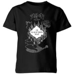 T-Shirt Enfant Carte du Maraudeur - Harry Potter - Noir - 5-6 ans