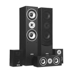 Surround Pack d'enceintes home cinéma 3 voies 335W RMS - noir