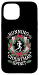 iPhone 15 Running On Christmas Spirit Runners Case