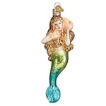 Old World Christmas Mermaid Sea and Water Animals Glass Blown Ornaments for Christmas Tree