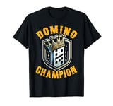 Dominoes Player Board Game I Love Domino Game T-Shirt