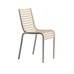 Driade - PIP-e Chair / Carnation - Matstolar utomhus - Philippe Starck - Beige - Plast