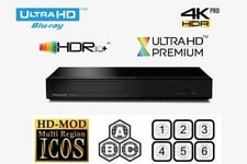 Panasonic DP-UB154EB-K 4K Blu-ray Player- Multiregion Blu-ray + Multi Region DVD