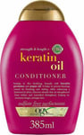 ogx hoitoaine anti-breakage+ keratin oil, 385 ml