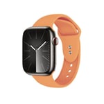 Crong Liquid – Armband för Apple Watch 44/45/46/49 mm (orange)