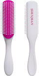 Denman Curly Hair Brush D3 (Cherry Blossom) 7 Row Styling Brush for Detangling,