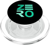 Bleu sarcelle Aqua Zeroed In! Teal Aqua Graphic PopSockets PopGrip pour MagSafe