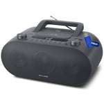 Muse M-35 BT Lecteur CD Bluetooth, Radio FM, Lecteur MP3, USB, Alimentation Secteur et Batterie, Noir+ clé USB 32gigas