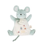 KALOO - Petites Chansons - Doudou Marionnette Souris Verte - Doudou Bébé - Peluche Marionnette à Main 24 cm - Jeu d'Éveil - Dès La Naissance, K210003