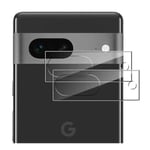 2-Pack Google Pixel 7a Kamera Linsskydd Härdat Glas 0,2mm Transparent