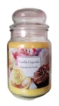 Petali Bougie parfumée en pot de parfum Vanilla Cupcake, durée 100h, 1 pièce