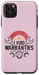 Coque pour iPhone 11 Pro Max I Void Warranties Funny Sarcastic Mechanic Engine Meme