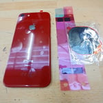 CHASSIS COMPLET COQUE ARRIERE POUR APPLE IPHONE 8 ROUGE